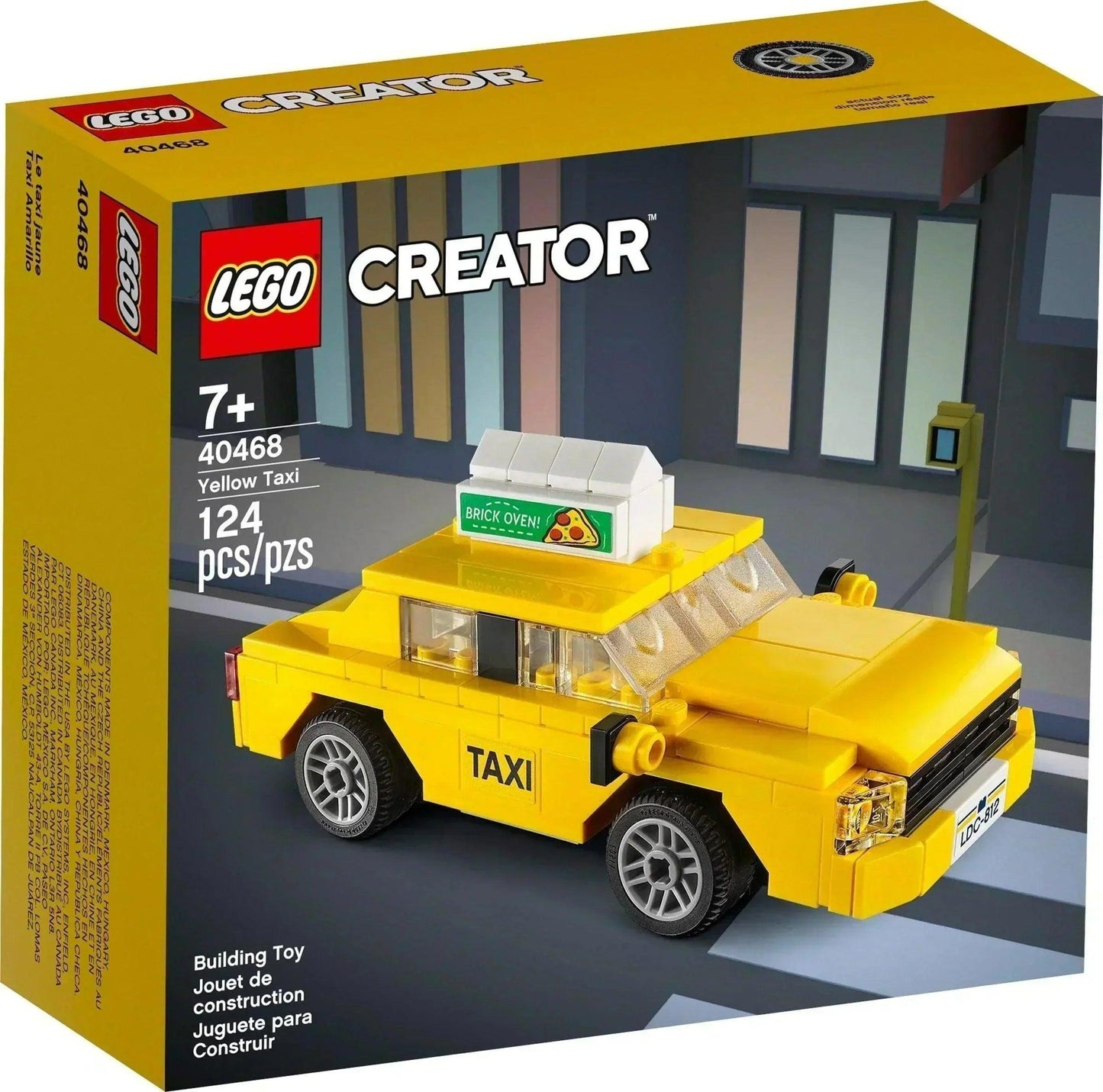 LEGO Yellow Taxi 40468 Creator LEGO CREATOR @ 2TTOYS LEGO €. 12.49