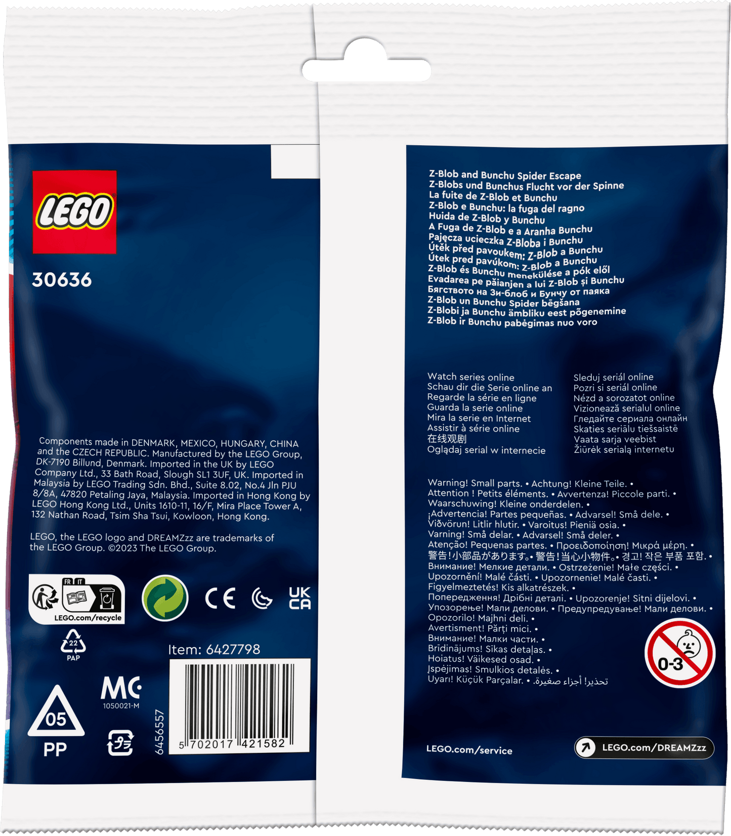 LEGO Z-Blob en Bunchu spinontsnapping 30636 Dreamzzz LEGO @ 2TTOYS LEGO €. 4.99