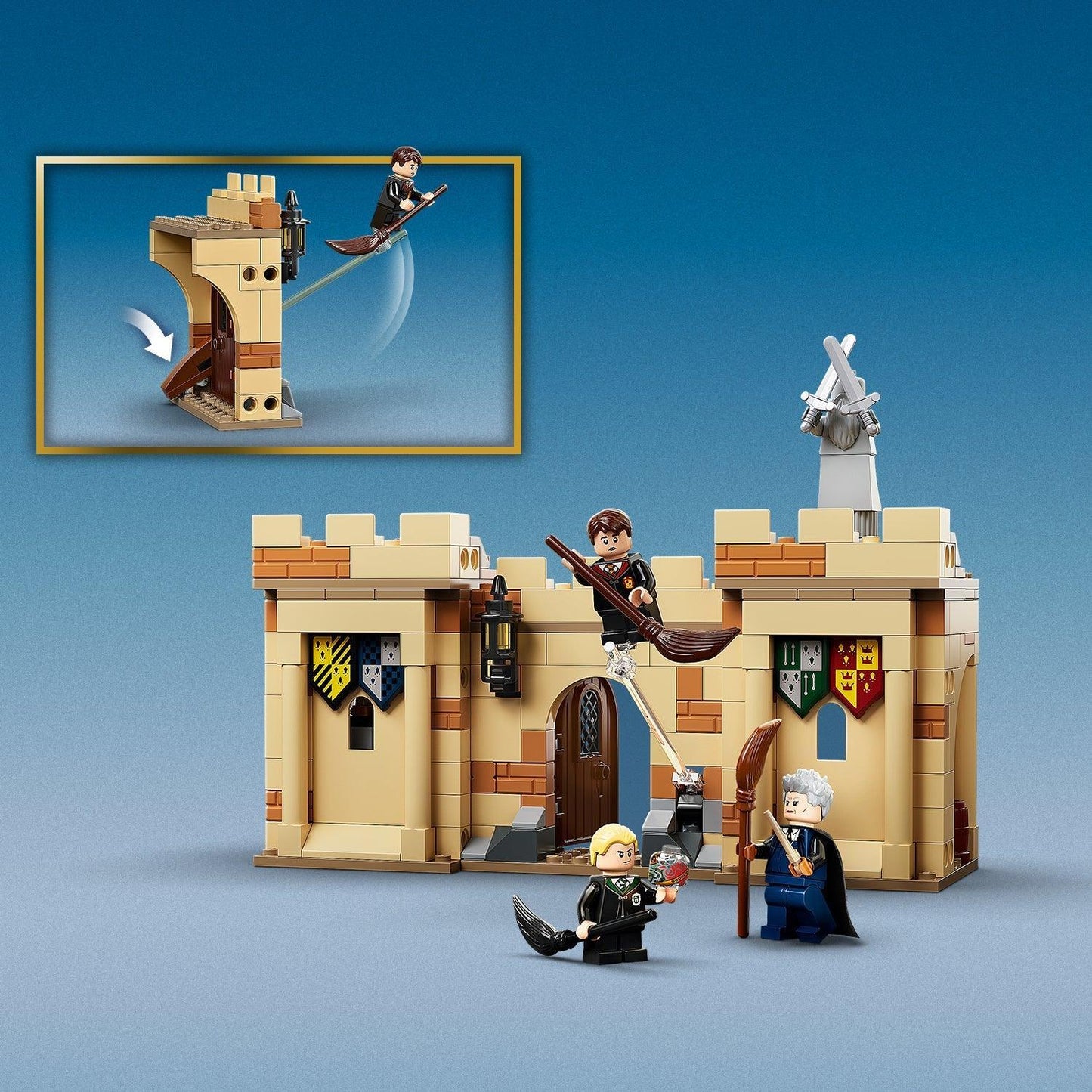 LEGO Zweinstein Eerste vliegles 76395 Harry Potter LEGO HARRY POTTER @ 2TTOYS LEGO €. 39.98