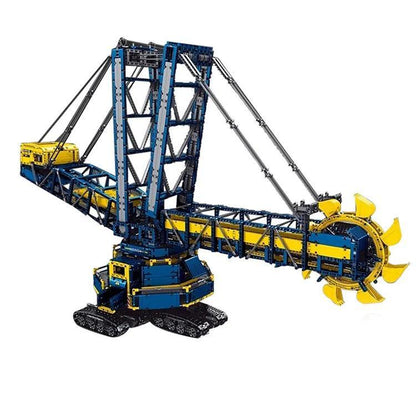 Op afstandbestuurbare graafmachine met emmerwiel 4587 delig BOUWSTEENTJES @ 2TTOYS BLOCKZONE €. 425.95