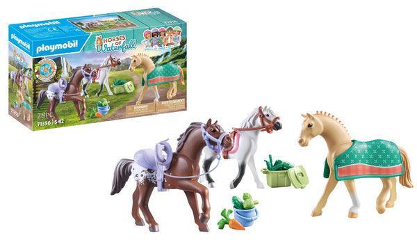 PLAYMOBIL 3 paarden met accessoires 71356 Horses of Waterfall PLAYMOBIL HORSES OF WATERFALL @ 2TTOYS | Official LEGO shop😊🥰 PLAYMOBIL €. 15.99