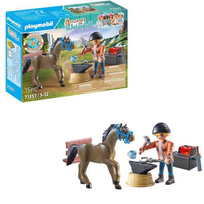 PLAYMOBIL Hoefsmid: Ben & Achilles 71357 Horses of Waterfall PLAYMOBIL HORSES OF WATERFALL @ 2TTOYS PLAYMOBIL €. 8.99