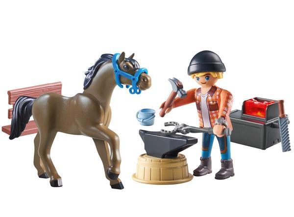 PLAYMOBIL Hoefsmid: Ben & Achilles 71357 Horses of Waterfall PLAYMOBIL HORSES OF WATERFALL @ 2TTOYS PLAYMOBIL €. 8.99