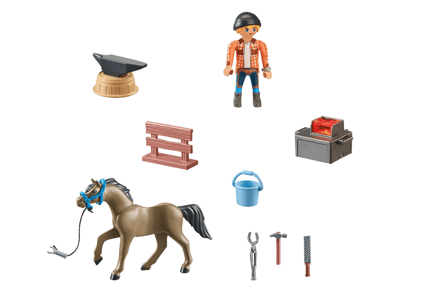 PLAYMOBIL Hoefsmid: Ben & Achilles 71357 Horses of Waterfall PLAYMOBIL HORSES OF WATERFALL @ 2TTOYS | Official LEGO shop😊🥰 PLAYMOBIL €. 12.49