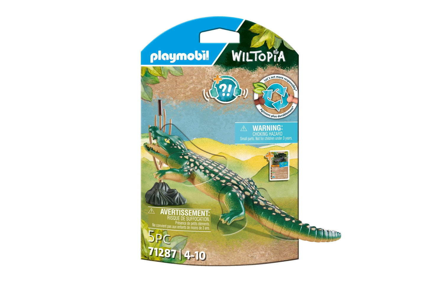 PLAYMOBIL Krokodil 71287 Wiltopia PLAYMOBIL WILTOPIA @ 2TTOYS | Official LEGO shop😊🥰 PLAYMOBIL €. 8.49