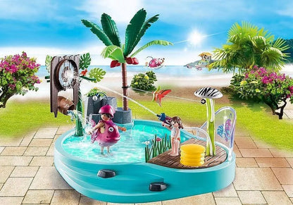 PLAYMOBIL Leuk zwembad met watersplash 70610 Family Fun PLAYMOBIL @ 2TTOYS | Official LEGO shop😊🥰 PLAYMOBIL €. 31.99