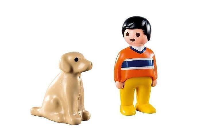 Playmobil Man met hond 9256 1,2,3 PLAYMOBIL @ 2TTOYS PLAYMOBIL €. 2.99