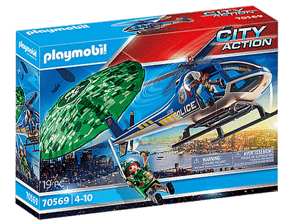 PLAYMOBIL Politiehelikopter: parachute-achtervolging 70569 City Action Politie PLAYMOBIL @ 2TTOYS | Official LEGO shop😊🥰 PLAYMOBIL €. 26.99