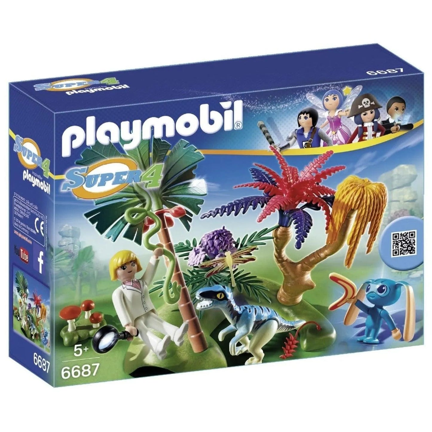 Playmobil Super 4 Verlaten Eiland met Aliën en Raptor 6687 Super 4 PLAYMOBIL SUPER4 @ 2TTOYS | Official LEGO shop😊🥰 PLAYMOBIL €. 14.49