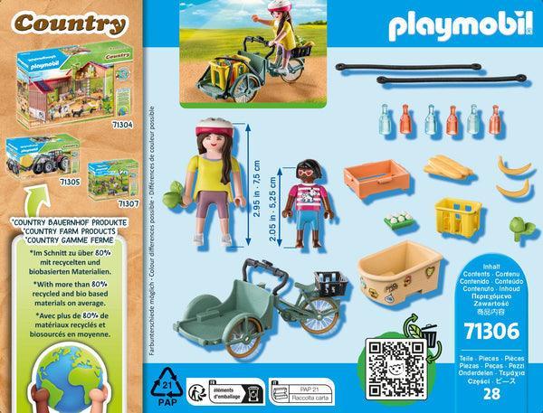 PLAYMOBIL Vrachtfiets voor de boerderij 71306 Country PLAYMOBIL CITY LIFE @ 2TTOYS PLAYMOBIL €. 8.99