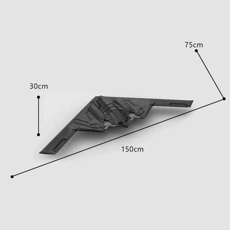 The Ultimate 150cm grote B-2 Stealth bommenwerper 6806 delig BLOCKZONE @ 2TTOYS BLOCKZONE €. 590.99